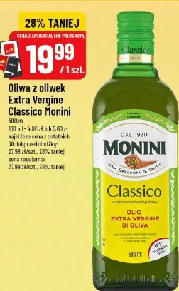 Oliwa z oliwek Extra Vergine Classico Monini
