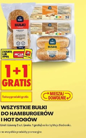 Wszystkie bułki do hamburgerów i hot dogów