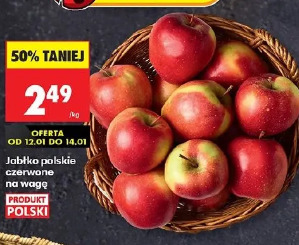 Jabłko polskie czerwone