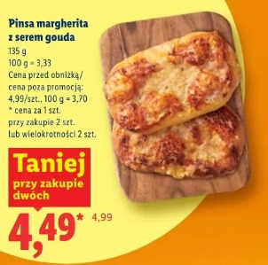 Pinsa margherita z serem gouda