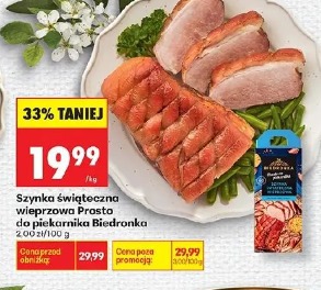 Szynka świąteczna wieprzowa Prosto do piekarnika Biedronka
