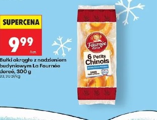 Bułki okrągłe z nadzieniem budyniowym La Fournée dorée