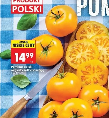 Pomidor polski mięsisty żółty