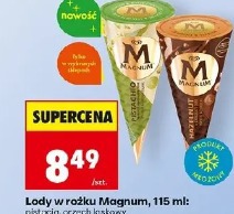 Lody w rożku Magnum