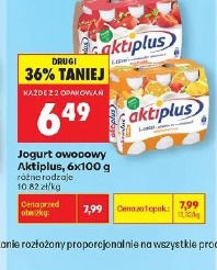 Jogurt owocowy Aktiplus