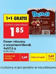 Deser mleczny z orzechami Bondi