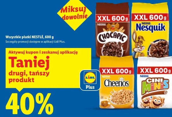 Wszystkie płatki NESTLÉ, 600 g