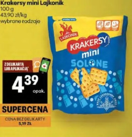 Lajkonik Krakersy mini solone