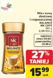 MK Cafe Balance miks kawy zbożowej i rozpuszczalnej