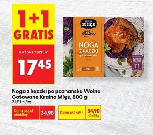 Noga z kaczki po poznańsku Wolno Gotowane Kraina Mięs