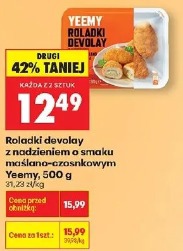 Roladki devolay z nadzieniem o smaku maślano-czosnkowym Yeemy