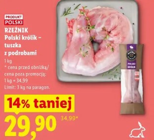 Polski rzeźnik Polski królik – tuszka z podrobami