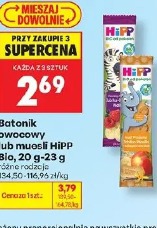 Hipp Bio batonik owocowy lub muesli