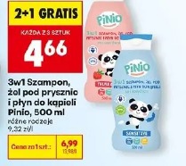3w1 Szampon, żel pod prysznic i płyn do kąpieli Pinio