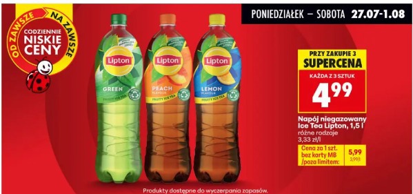 Lipton Green/Peach/Lemon Ice Tea