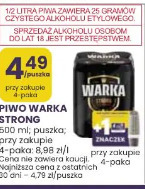 Piwo Warka Strong