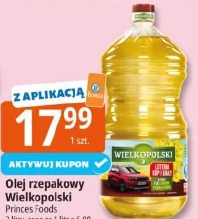 Olej rzepakowy Wielkopolski Princes Foods