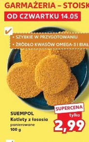 Suempol Kotlety z łososia panierowane