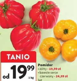 Pomidor żółty, bawole serce, czerwony