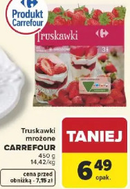 Carrefour truskawki mrożone