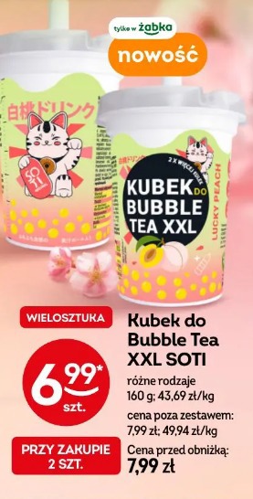 Kubek do Bubble Tea XXL SOTI