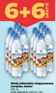 Woda mineralna niegazowana Jurajska Junior