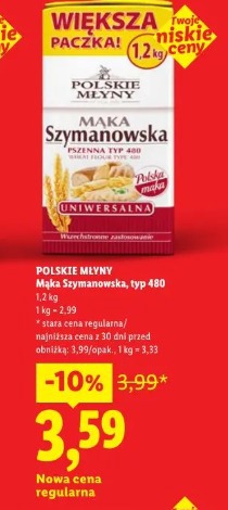 Polskie Młyny Mąka Szymanowska, typ 480