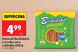 Paluszki Beskidzkie o smaku sera i cebulki