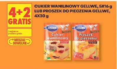 Cukier wanilinowy Gellwe lub proszek do pieczenia Gellwe