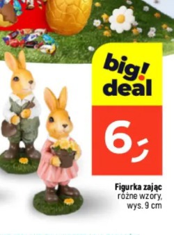 Figurka zając różne wzory, wys. 9 cm