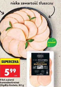 Filet z piersi kurczaka Kraina Wędlin Protein