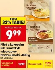Filet z kurczaka lub rumusztyk wieprzowy Nasze Smaki