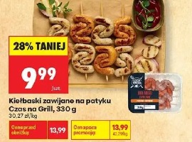 Kiełbaski zawijane na patyku Czas na Grill