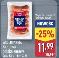 Wędlinarnia Kiełbasa polska surowa