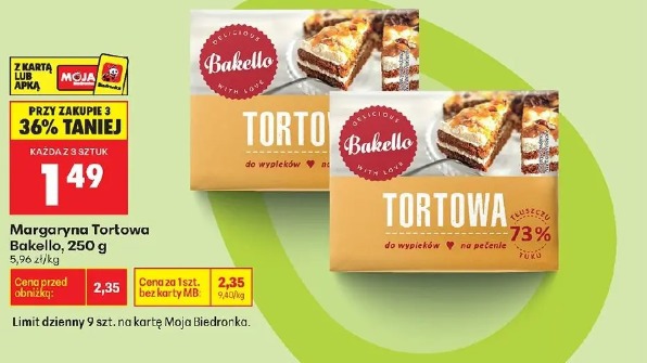 Margaryna Tortowa Bakello