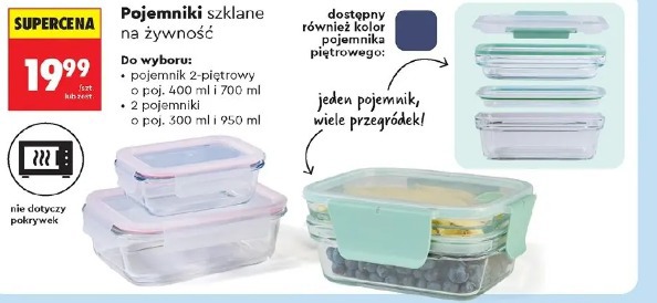 Pojemniki szklane na żywność