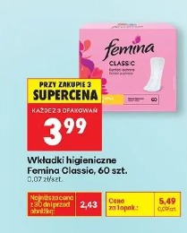Wkładki higieniczne Femina Classic