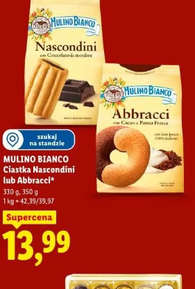 Mulino Bianco Ciastka Nascondini lub Abbracci