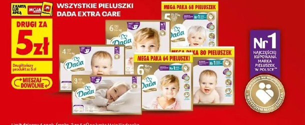 Wszystkie pieluszki Dada Extra Care