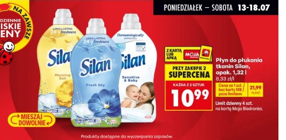 Silan płyn do płukania tkanin, 1,32 l