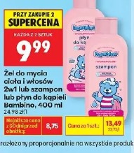 Żel do mycia lub płyn do kąpieli Bambino