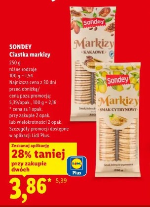 Sondey Ciastka markizy