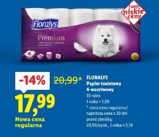 Florays Papier toaletowy 4-warstwowy