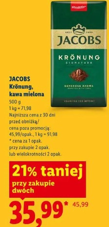 JACOBS Krönung, kawa mielona