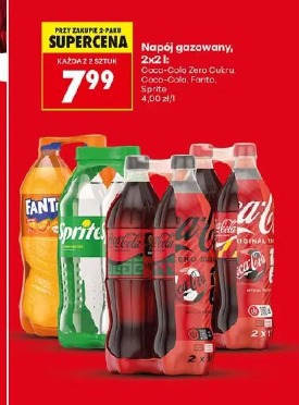 Coca-Cola Zero Cukru, Coca-Cola, Fanta, Sprite napój gazowany
