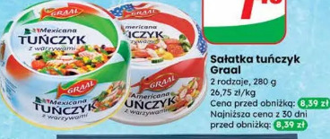 Sałatka tuńczyk Graal