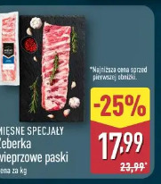 Mięsne Specjały Żeberka wieprzowe paski