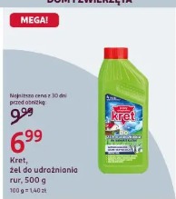 Kret, żel do udrażniania rur