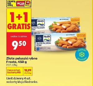 Złote paluszki rybne Frosta