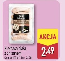 Kiełbasa biała z chrzanem